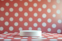 Polka dots background pattern pill decoration.