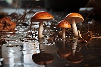  Plant background mushroom fungus wet. 