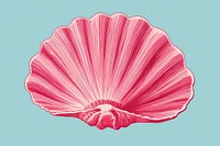  Sea shell clam invertebrate freshness. AI generated Image by rawpixel.