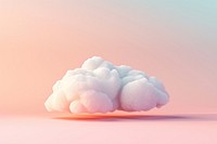 3d render icon of cloud nature sky fireworks.