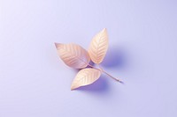 3d render icon of leaf plant appliance origami.