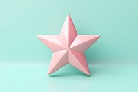 3d render icon of star symbol transportation simplicity.