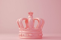 3d render icon of pastel cute crown accessories accessory royalty.