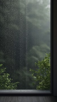 Blurred background window rain outdoors. AI generated Image by rawpixel.