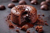 Chocolate lava cake dessert food confectionery.