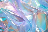 Transparent light blue plastic wrap texture backgrounds rainbow refraction.