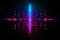 Arrow cursor pattern design neon light backgrounds abstract. AI generated Image by rawpixel.