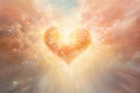 Hearts of cloud backgrounds spirituality cloudscape. AI generated Image by rawpixel.