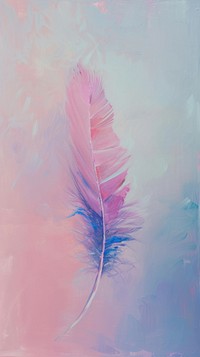 Painting feather art lightweight.