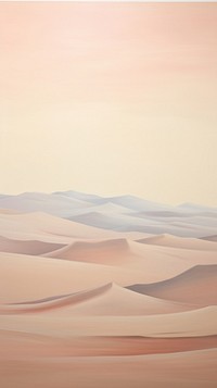 Sand dunes in the aesthetic sky horizon desert nature.