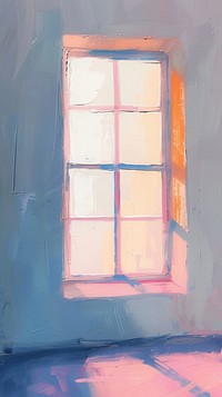 Window painting architecture refrigerator.