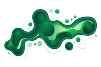 Amoeba blob shape green abstract drawing. AI generated Image by rawpixel.