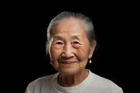 Happy chinese grandma portrait adult smile. AI generated Image by rawpixel.