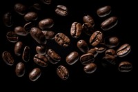 Coffee beans backgrounds monochrome freshness.