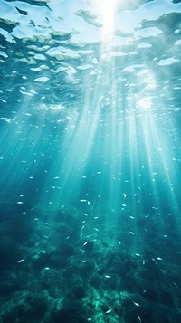 Underwater ocean backgrounds outdoors. AI generated Image by rawpixel.