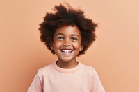 African American kids happy face portrait photography child.