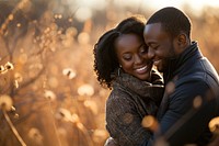 Happy black couple photography happiness outdoors. AI generated Image by rawpixel.