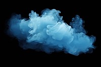 Blue backgrounds smoke cloud. AI generated Image by rawpixel.