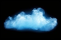  Light blue cloud black background darkness. AI generated Image by rawpixel.