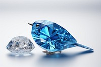 Crystal bird gemstone jewelry diamond animal.