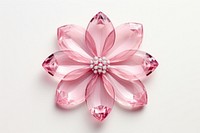 Crystal daisy gemstone jewelry brooch flower.