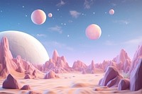 Cute planet fantasy background astronomy outdoors nature.