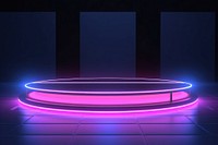 Place to present a product light neon lighting.