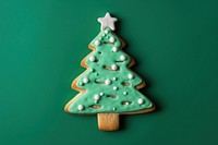 Pine tree christmas cookie icing.