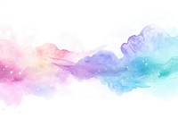 Pastel sparkle clouds backgrounds white background creativity.