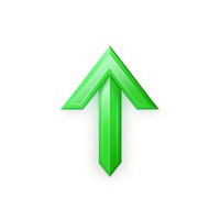 Arrow green symbol logo. AI generated Image by rawpixel.