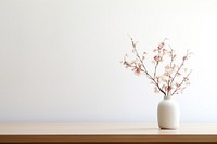  White windowsill flower table. AI generated Image by rawpixel.