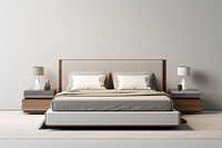 King size modern bed furniture bedroom pillow.