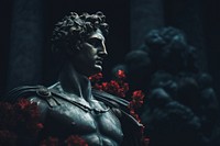 Roman statue sculpture art representation. AI generated Image by rawpixel.