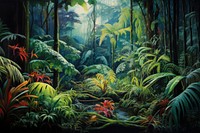  Rainforest vegetation outdoors woodland. AI generated Image by rawpixel.