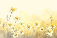 Daisy backgrounds outdoors painting.