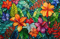Tropical beeach art backgrounds painting.