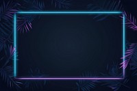 Tropical neon frame light backgrounds glowing.
