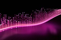 Data streams purple light art.