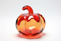Apple melting glass white background pomegranate.