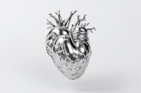 Heart melting silver jewelry metal.