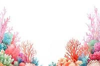 Cute neon coral reef outdoors painting nature.