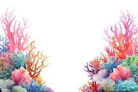 Cute rainbow coral reef outdoors nature water.