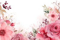 Pink floral painting pattern flower.