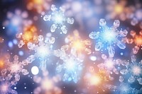 Pattern bokeh effect background backgrounds snowflake abstract.
