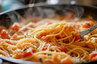 Pasta dish spaghetti food naporitan.