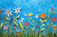 Meadow field flower outdoors painting.
