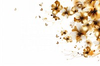  Ink gold flowers backgrounds pattern plant. AI generated Image by rawpixel.
