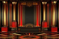 Art deco background backgrounds throne stage.