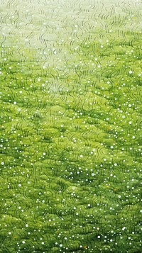 Grass field outdoors painting.