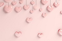  Hearts background backgrounds pink celebration. AI generated Image by rawpixel.